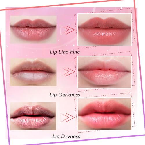 Adofect 30 Pcs Collagen Crystal Lip Masks, Pink Hydrating Lip Mask Set for Dark Lips Treatment -Anti Chapped - Anti Wrinkle Patches, Gifts for Women - Image 5