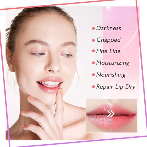 Adofect 30 Pcs Collagen Crystal Lip Masks, Pink Hydrating Lip Mask Set for Dark Lips Treatment -Anti Chapped - Anti Wrinkle Patches, Gifts for Women - Image 2