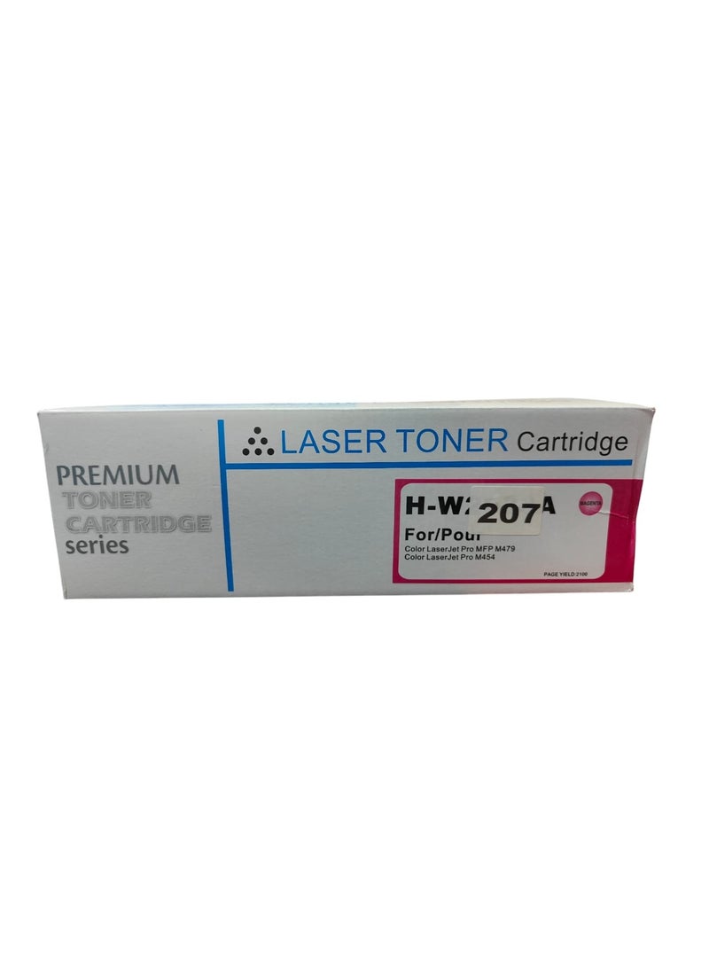 تونر كارتيدج تونر كارتج خرطوشة حبر بديلة 207A لطابعات HP 207A 207X Color Laserjet Pro MFP M283fdw M255dw M282nw M283fdn M255nw W2210A W2211A W2212A W2213A - أرجواني  - Image 2