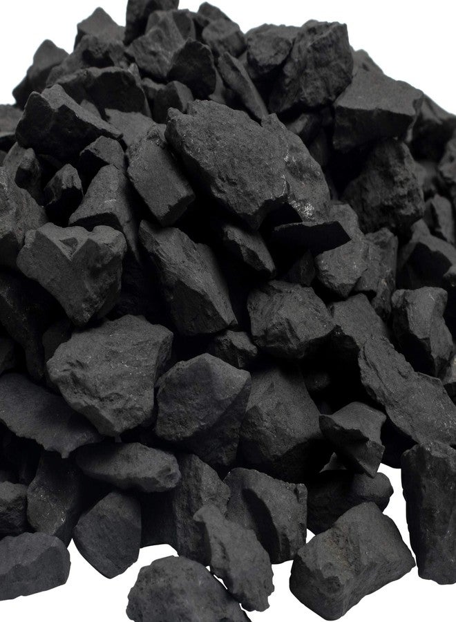 wellness hut Shungite Stones - by wellness hut - Authentic Tier III Karelian Rocks for Drinking Water Infusion - Natural Minerals with High Fullerenes Content - 1-Pound Bag - Image 3