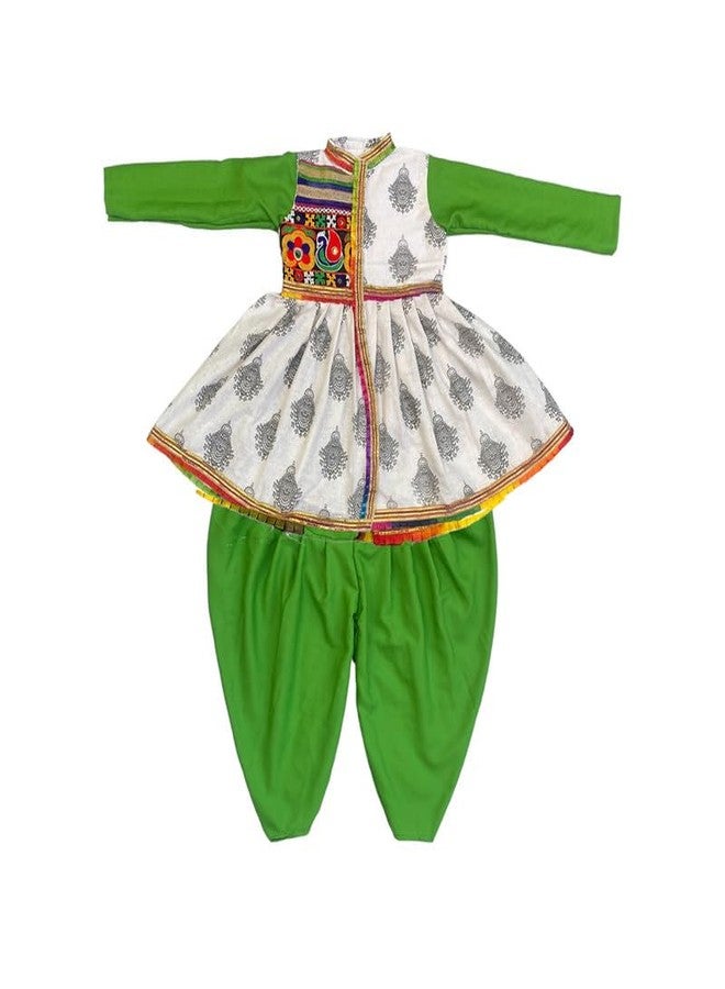 Aglare Gujarati Kedia Dhoti Dress For Boys,kedia,Kurta set for boys small and adult,STITCHED White - Image 1