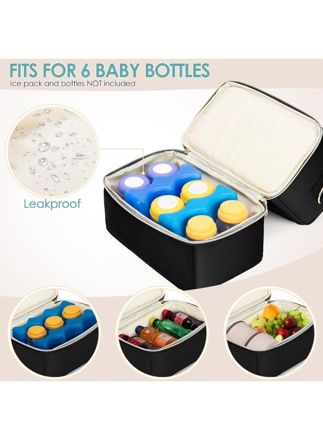 Fasrom Breast Pump Bag with Cooler Compartment Compatible with Elvie and Medela Pump - Image 4