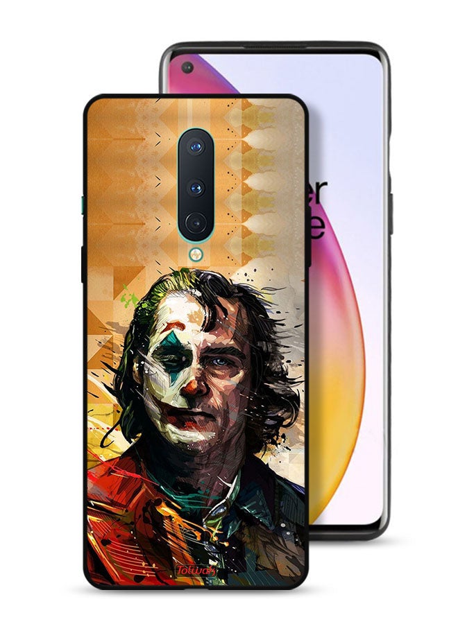 Tolwak OnePlus 8 Protective Case Cover Joker Paint Art - Image 1