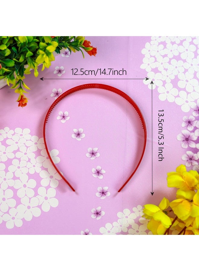 ANNACREATIONS ANNA CREATIONS 12 Piece Plastic Hair Bands for Girls and Women - Image 5