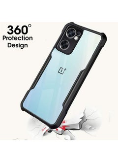 جراب خلفي شفاف مقاوم للصدمات من TheGiftKart لهاتف OnePlus Nord CE 2 5G | حماية 360 درجة | جراب خلفي شفاف صلب لهاتف OnePlus Nord CE2 5G (PC & TPU، ممتص للصدمات باللون الأسود) - pzsku/Z14812D40E895F336AB56Z/45/_/1737806465/551e20ad-b208-4541-8c64-580808821e5e