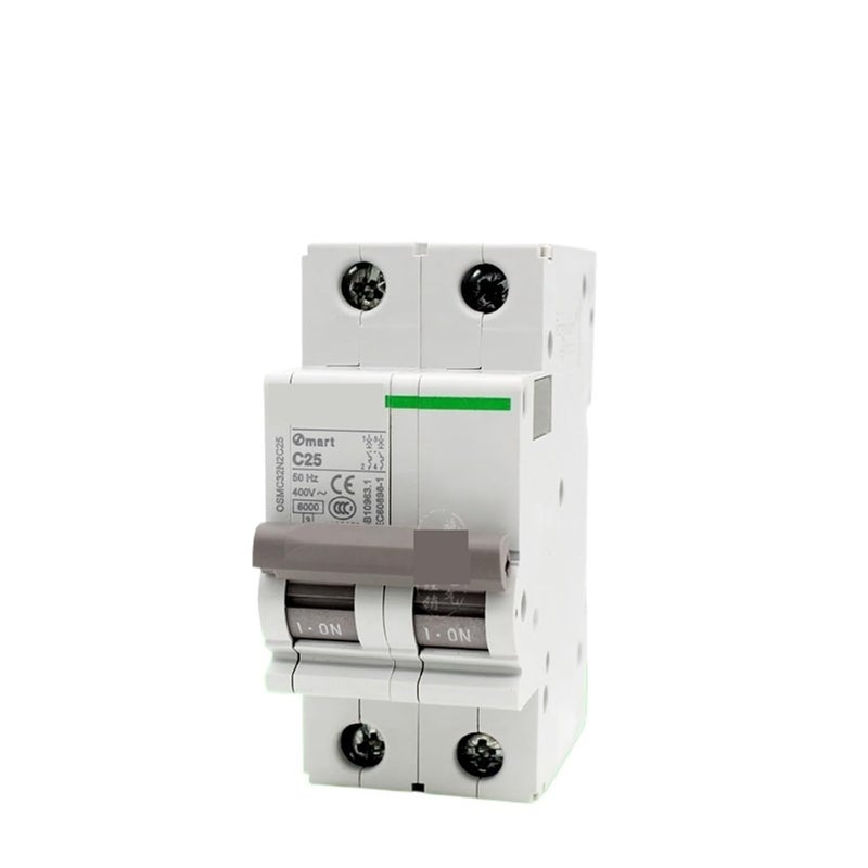 2P 50A Thermal Magnetic Miniature Circuit Breaker Air Switch 400VAC 6KA - Image 2