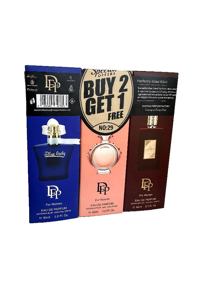 Diamond Special Offer Buy 2 and Get 1  FREE 60 ml no: 29 - Image 1