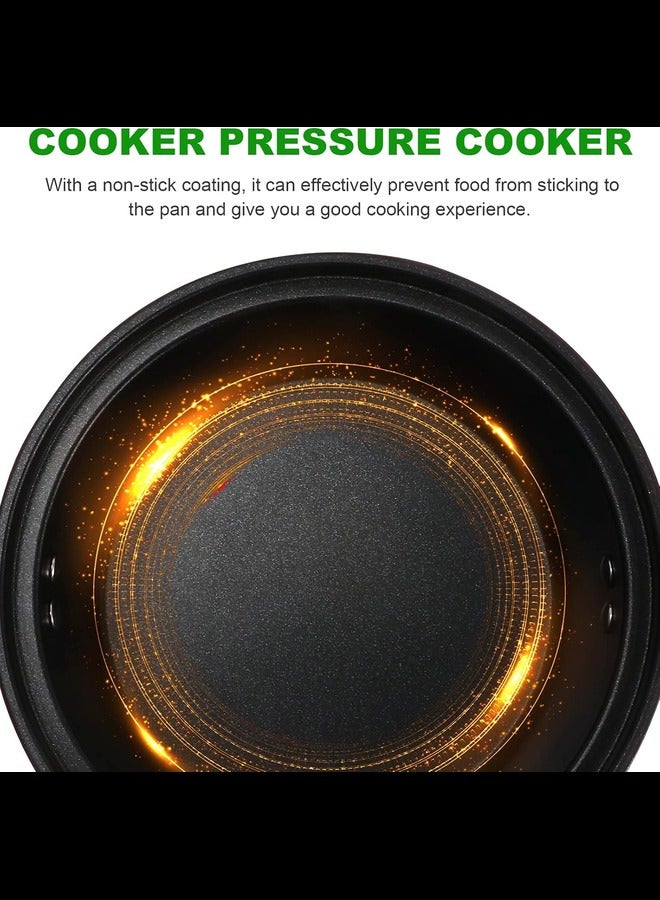 1 Pc Pressure Cooker Non-stick Iron Pot Non-stick Stew Item Induction Cooker Iron Stew Pot Non-stick Pressure Cookware Non-stick Pressure Pot Induction Cooker Iron Pot  - Image 2
