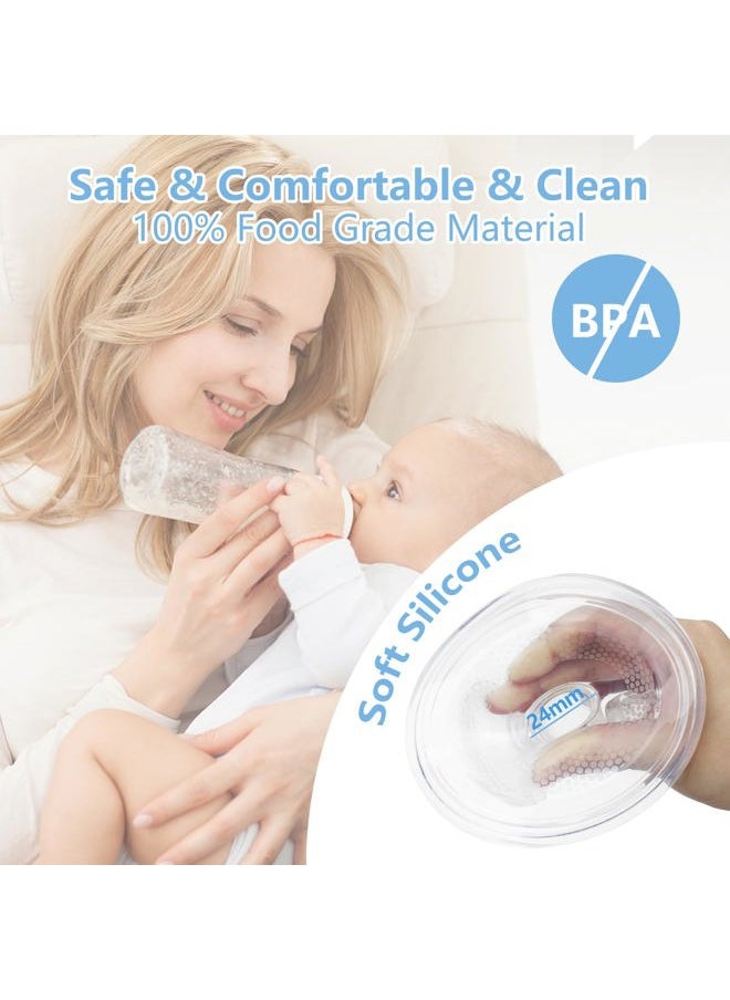 Onlyeah - Hands Free Breast Pump, Wearable Breast Pump Portable Breast Pump Electric Breast Pump Hands Free,3 Modes-9 Levels Painless Low Noise Touch Screen Baby Pump with 1 Pack (2) - Image 1