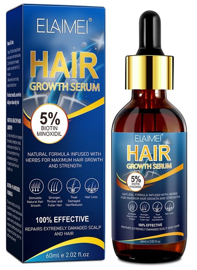 Eyelash, Eyebrow and Hair Growth Scalp Massage Oil (60ML)