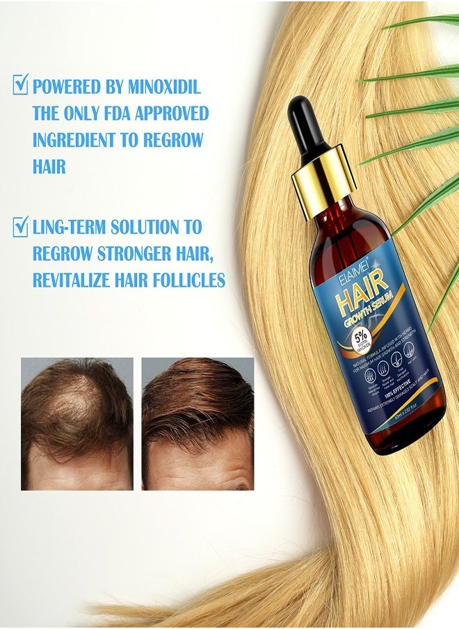 Eyelash, Eyebrow and Hair Growth Scalp Massage Oil (60ML)