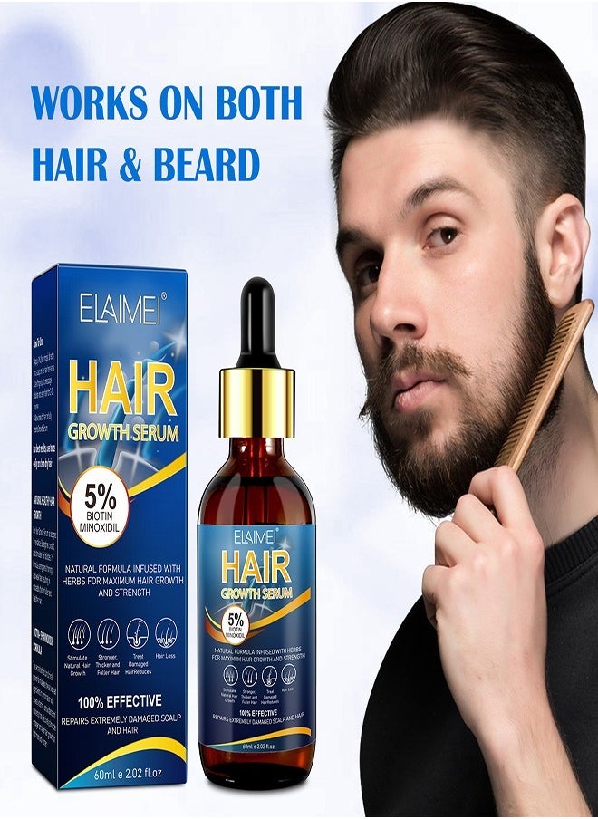 Eyelash, Eyebrow and Hair Growth Scalp Massage Oil (60ML)