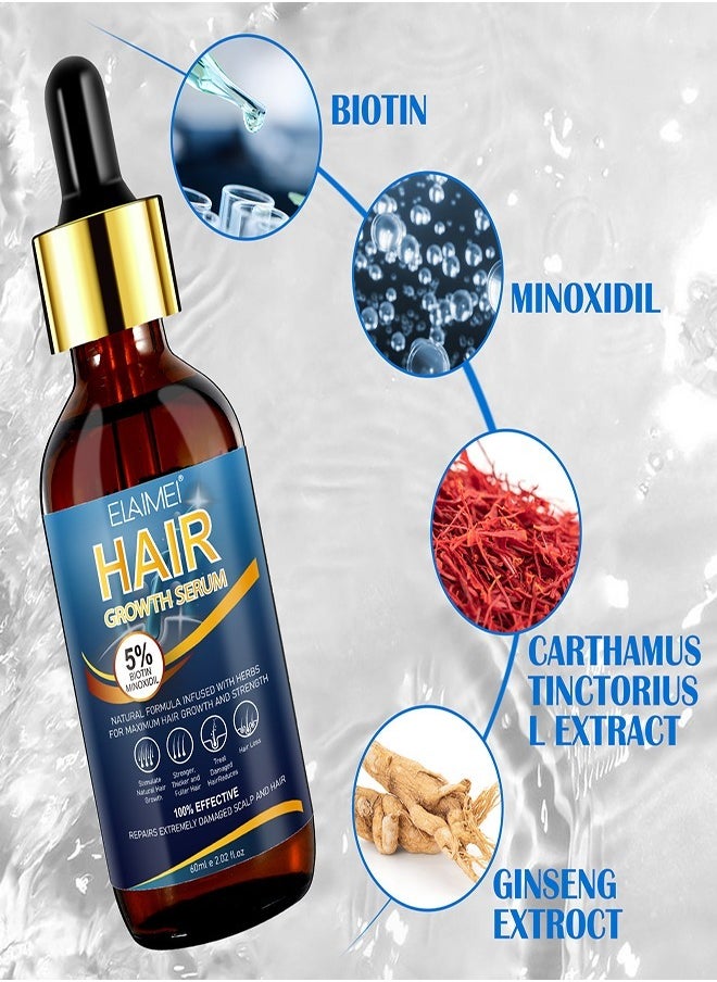 Eyelash, Eyebrow and Hair Growth Scalp Massage Oil (60ML)