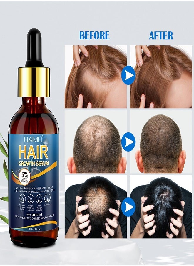 Eyelash, Eyebrow and Hair Growth Scalp Massage Oil (60ML)