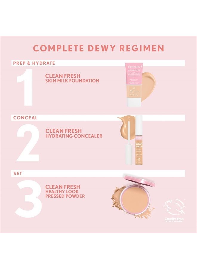 CoverGirl كريم أساس حليبي منعش ونظيف للبشرة، متوسط/أسمر، عدد 1 - Image 5