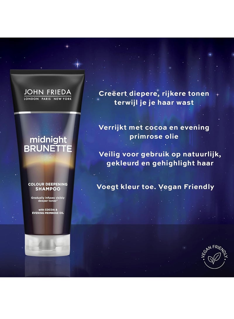 جون فريدا شامبو تعميق لون بني منتصف الليل 250 مل شامبو ترسيب اللون للشعر البني - Image 2