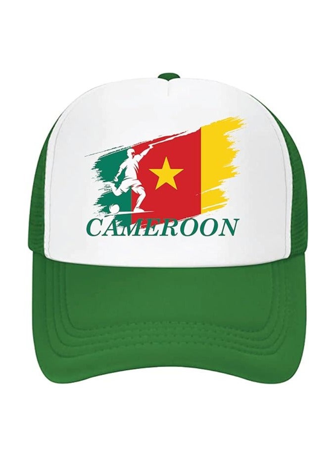 Cameroon Sports Cap With Adjustment Plastic Snap Closure For Men And Women - Image 1