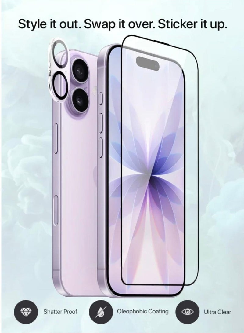 iPhone 17 Case Clear Cover Anti-Yellowing Cases with Screen Protector and Camera Lens Protector, Full Coverage Set for Apple iPhone 17 6.3 inch - Image 4