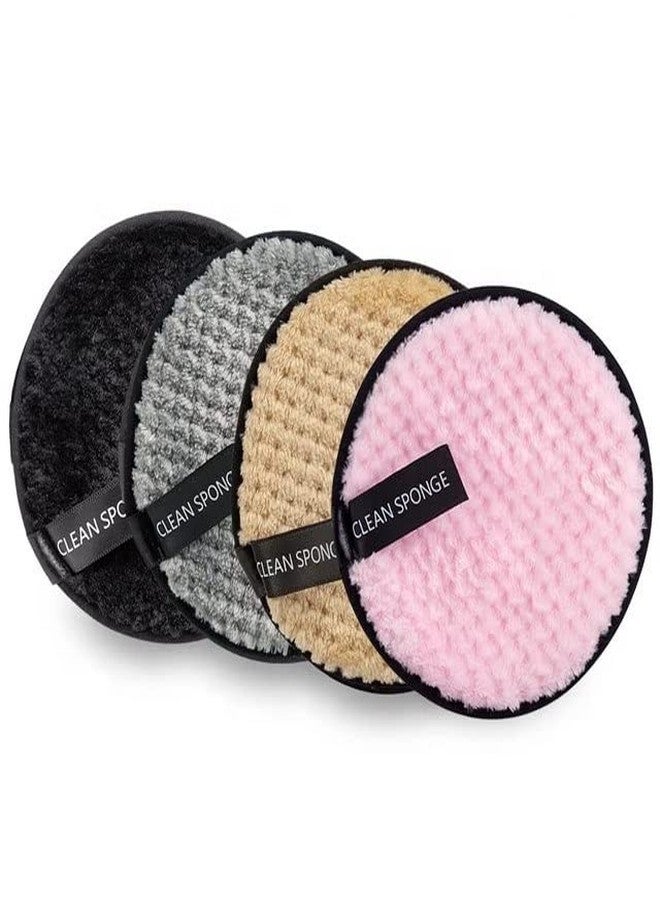 KitchenFest® Microfiber Facial Deep Cleansing Pads | Reusable Makeup Removal Round Wipes | Safe for Dry & Sensitive Skin | Pack of 1 (1) - Image 1