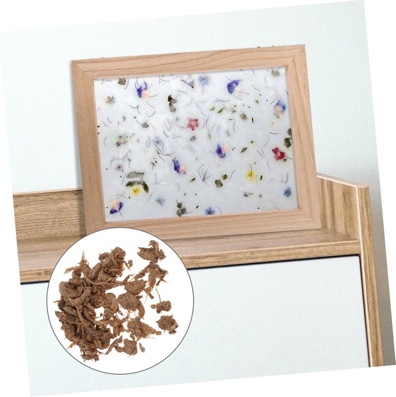 Gadpiparty Wooden Paper Pulp for Boys and Girls DIY 1 Pack of Natural Log Pulp for Handmade Papermaking Crafts Material for Paper Arts and Creative Projects - Image 5