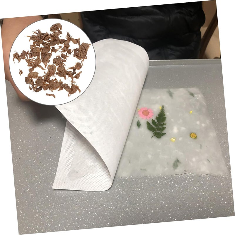 Gadpiparty Wooden Paper Pulp for Boys and Girls DIY 1 Pack of Natural Log Pulp for Handmade Papermaking Crafts Material for Paper Arts and Creative Projects - Image 4