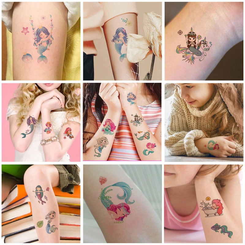 SOLARAE Temporary Tattoos for Kids, 10 Pcs Kids Tattoo Stickers Waterproof Cute Fake Tattoos for Kids, Party Bag Fillers, Birthday Party Favors, School Rewards Gifts for Boys Girls - Image 5