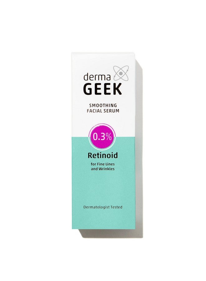 DERMA GEEK Smoothing Facial Serum 0.3% Retinoid For Fine Lines And Wrinkles - Image 1