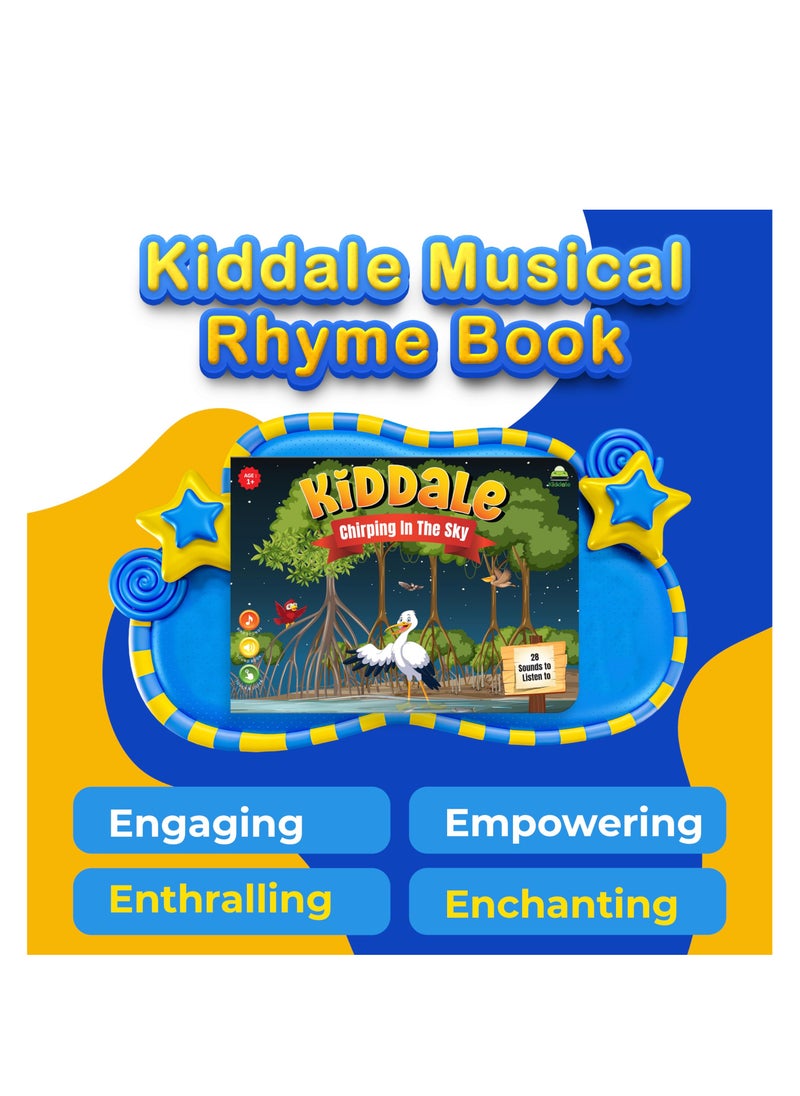 Kiddale Pack of 2 Musical Birds Nursery Rhymes and Aquatic Rhymes Sound Book for 1+ Year Old|Interactive Touch n Play Sound Book|Learning & Education for 1-3 Years Old|Sing Along Books  - Image 2