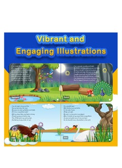 Kiddale Pack of 2 Musical Birds Nursery Rhymes and Aquatic Rhymes Sound Book for 1+ Year Old|Interactive Touch n Play Sound Book|Learning & Education for 1-3 Years Old|Sing Along Books  - Image 3