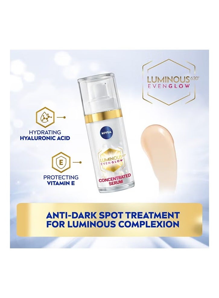 نيفيا مصل الوجه المركز Luminous630 Even Glow حماية من البقع الداكنة شفاف 30 مل شفاف 30ملليلتر - Image 2