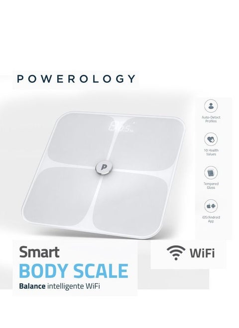 Powerlogy Wi-Fi Smart Scale-white