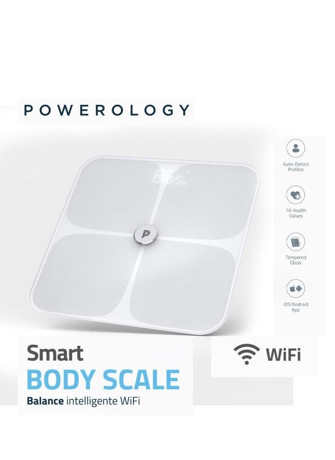 Powerlogy Wi-Fi Smart Scale-white