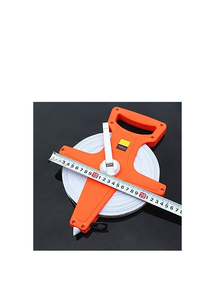 Beauenty Open Reel Fiberglass Tape Measure, Open Reel Dual Sided Fiberglass Tape Measure for Engineer - Image 4