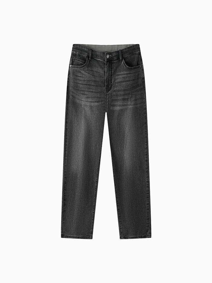 سيمير بنطلون جينز بلون موحد للرجال - Image 2