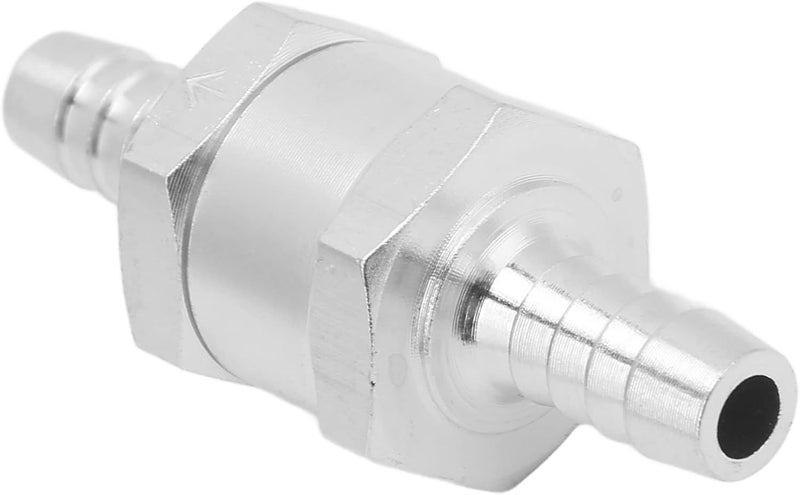 Aluminum Alloy Non Return Check Valve 8mm for Fuel Gasoline Oil Petrol Water - Image 1