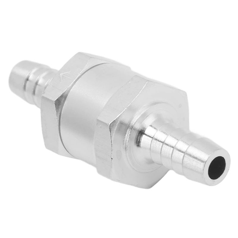 Aluminum Alloy Non Return Check Valve 8mm for Fuel Gasoline Oil Petrol Water - Image 2