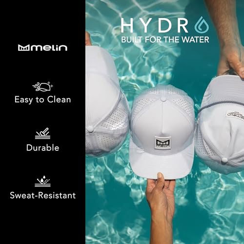 melin Odysea Brick Hydro, Olive Camo Midnight, Performance Snapback Hat, Water-Resistant Baseball Cap for Men & Women, Small - Image 5
