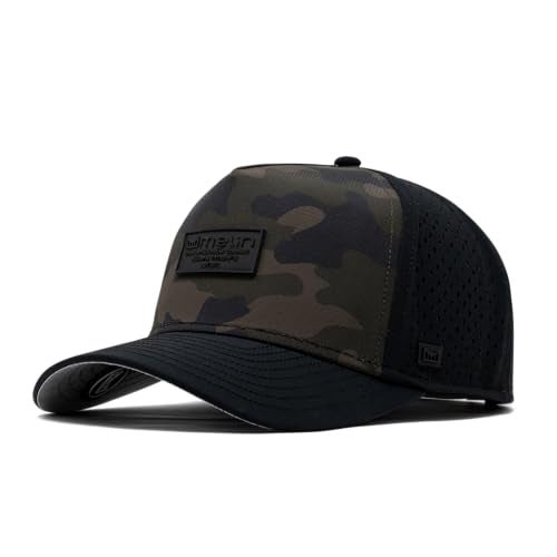 melin Odysea Brick Hydro, Olive Camo Midnight, Performance Snapback Hat, Water-Resistant Baseball Cap for Men & Women, Small - Image 1
