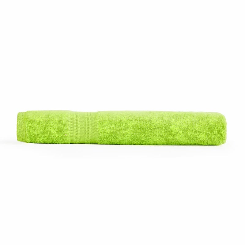 Layers 100% Cotton Bath Towel, 410 GSM (Green, Solid Pattern) Be Bold Collection, Light Weight, Zero Twist, AZO-Free, Moisture Absorbent, Quick Dry Towel, Bathroom Accessories (Pack of 1) - Image 2