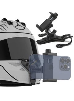 YOUGE Helmet Chin Mount for Mobile Phone and GoPro, Motorcycle Strap Holder for iPhone Samsung  - Image 1