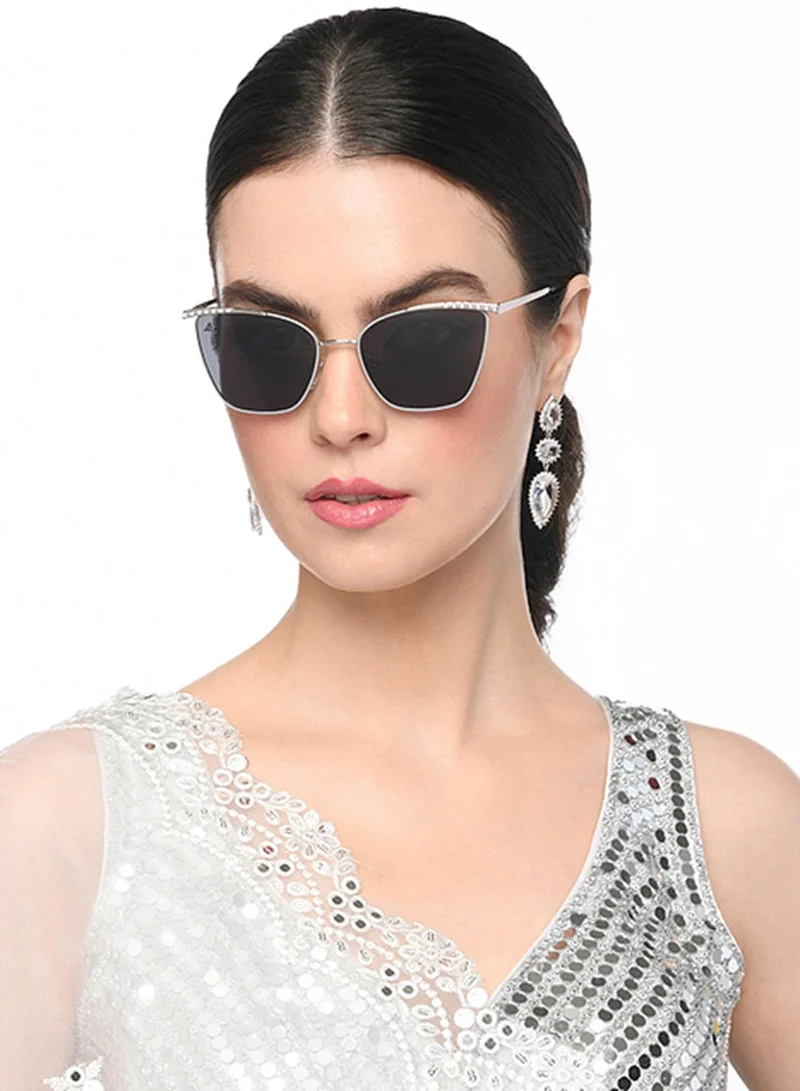 VINCENT CHASE Women's Women's Polarized Cat Eye Sunglasses - VC S16465 - Lens Size: 55 Mm