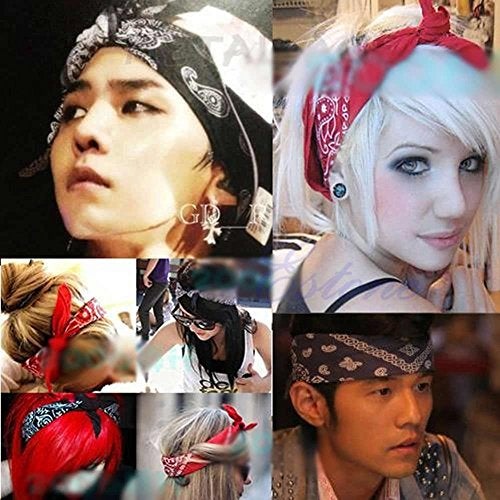 Boolavard 1s, 6s, 9s or 12 Pack Cowboy Bandanas with Original Paisley Pattern (Pink) - Image 3