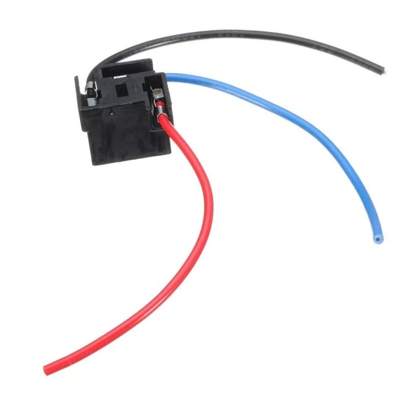 Auto-Ex 2 pc 12V H4 Headlight HB472 472 3 Pin Replacement Car Bulb Socket Holder Repair Connector Plug Wire Wiring Cable - Image 3
