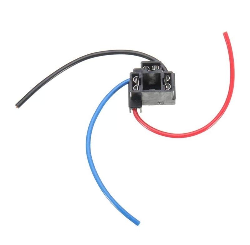 Auto-Ex 2 pc 12V H4 Headlight HB472 472 3 Pin Replacement Car Bulb Socket Holder Repair Connector Plug Wire Wiring Cable - Image 2