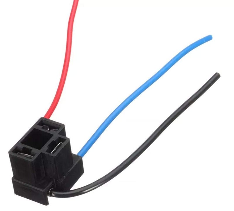Auto-Ex 2 pc 12V H4 Headlight HB472 472 3 Pin Replacement Car Bulb Socket Holder Repair Connector Plug Wire Wiring Cable - Image 1