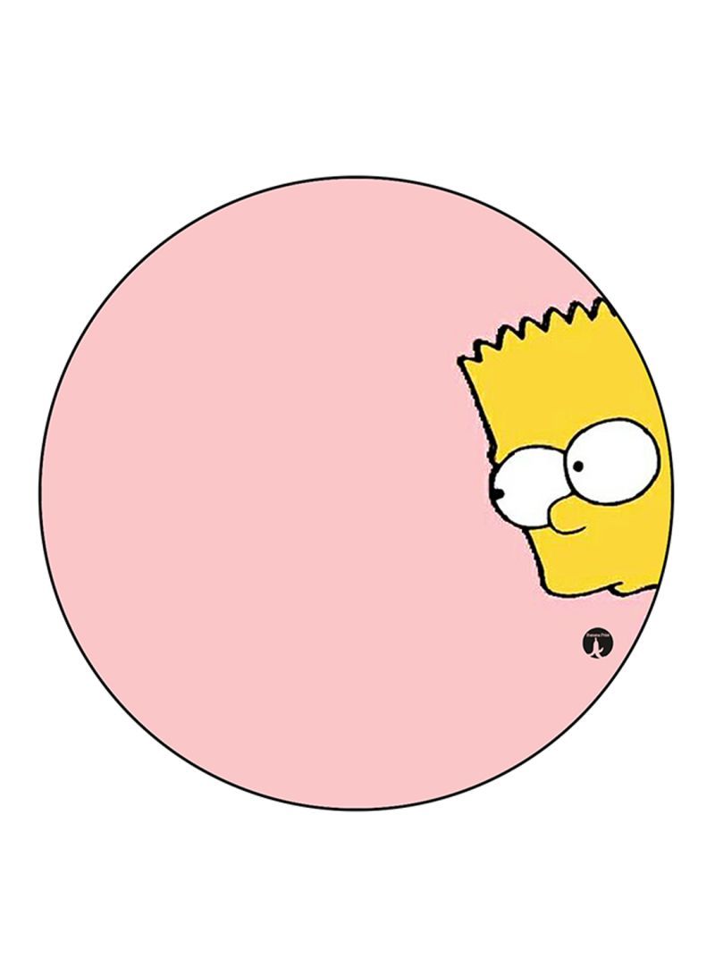 Simpsons Printed Mouse Pad  k/Yellow