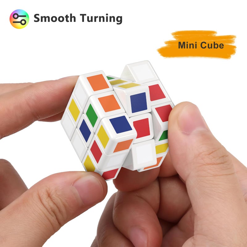 Vdealen 24 Pack Mini Cube Puzzle Party Favors for Kids, 1.18in 3x3 Magic Cube School Rewards & Classroom Prize for Students, Birthday Party Favors Easter Christmas Stocking Stuffers Gifts for Kids - Image 3
