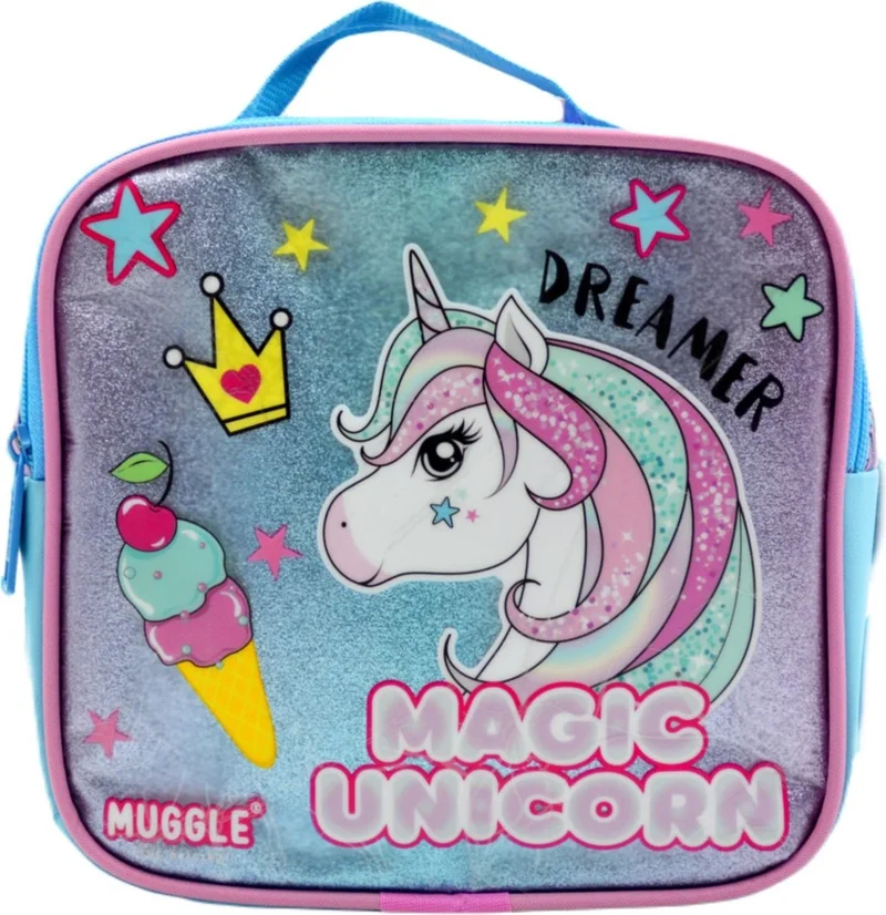 muggle Unicorn Pink Lunchbox with Thermos (MU-7860)