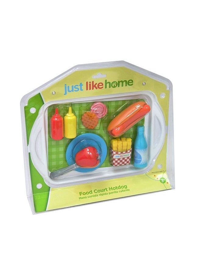 Just Like Home تمامًا مثل المنزل - مجموعة أطباق الطعام - هوت دوج 