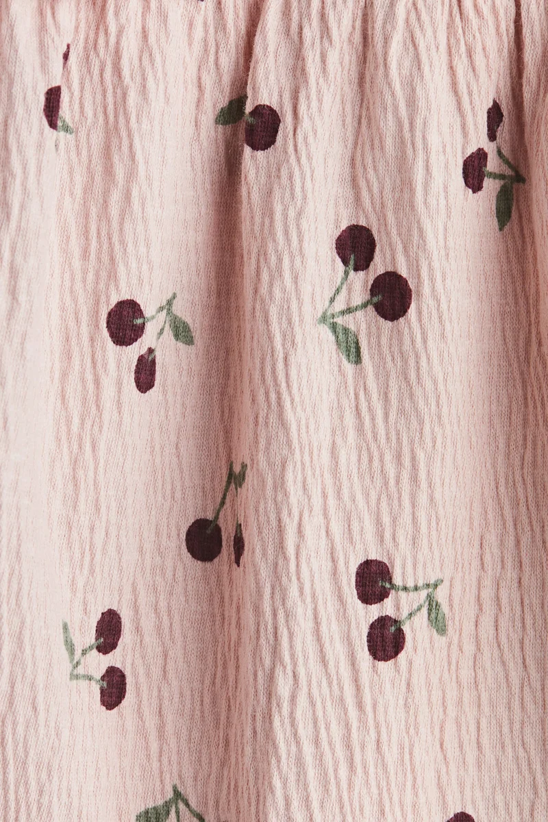 H&M Crinkled cotton dress